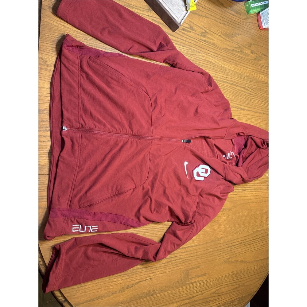 Mens Large Nike Elite Oklahoma Sooners Jacket